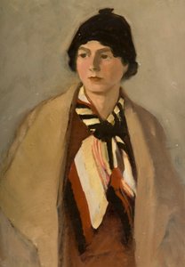 Portret van de vrouw van de kunstenaar door Robert Ernest McEune