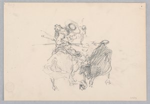 Stierengevecht, Spanje door Robert Frederick Blum