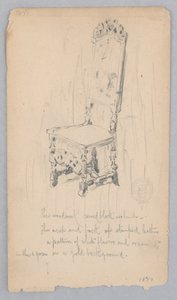 Stoel door Robert Frederick Blum