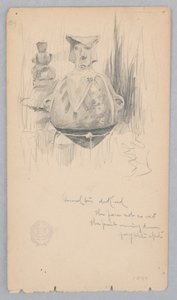 Aardewerken Pot door Robert Frederick Blum