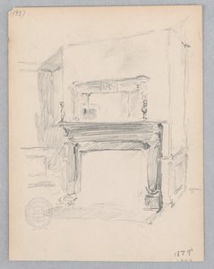 Open haard door Robert Frederick Blum