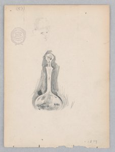 Glazen fles door Robert Frederick Blum