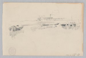 Landschap door Robert Frederick Blum