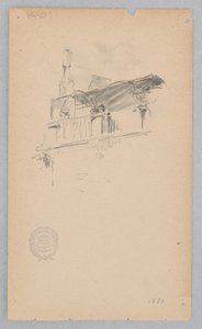 Dakterras door Robert Frederick Blum