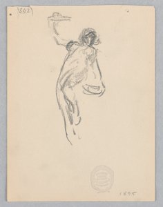 Studie voor een dansende vrouw, "Moods to Music," Mendelssohn Glee Club, New York, NY door Robert Frederick Blum