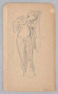 Studie voor een dansende vrouw, "Moods to Music," Mendelssohn Glee Club, New York, NY door Robert Frederick Blum