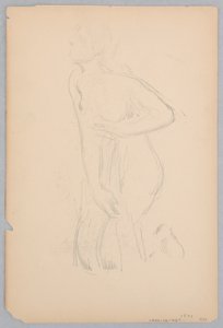 Studie voor een knielende vrouw, “Vintage Festival,” Mendelssohn Glee Club, New York