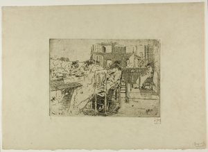Zonder titel (Meisjes zeggen genade) door Robert Frederick Blum
