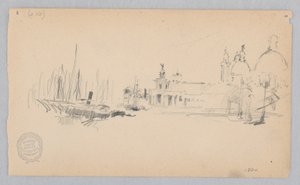 Uitzicht op Venetië, Italië