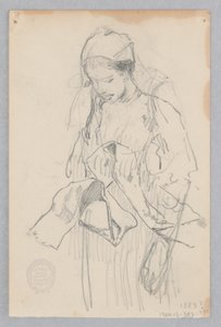 Vrouw door Robert Frederick Blum