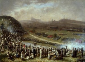 At the races, Glasgow door Robert Gemmell Hutchison