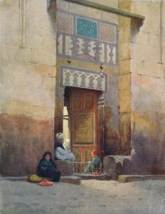 Een moskeedeur, Caïro door Robert George Talbot Kelly