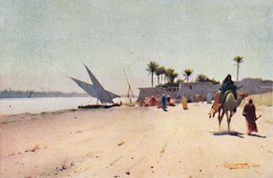 Een Nijl-dorp, c1880, 1904
