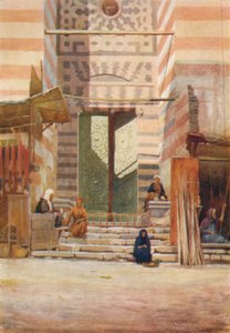 De bronzen deuren van El-Maristan El-Kelaun, ca. 1880, 1904 door Robert George Talbot Kelly