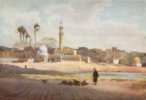 Het dorp Salamun, ca. 1880