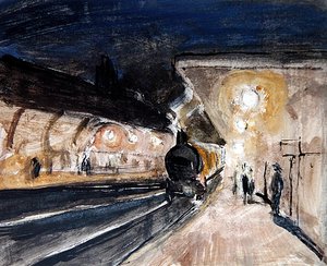 Brentwood Station, c.1920 door Robert Graham Dryden Alexander