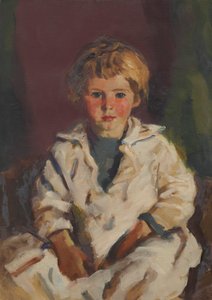 Klein Meisje door Robert Henri