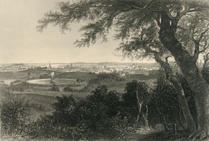Stad Baltimore, vanuit Druid Hill Park