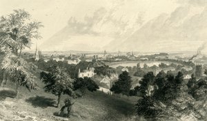 Stad van Providence, vanaf Prospect Hill, 1872 door Robert Hinshelwood
