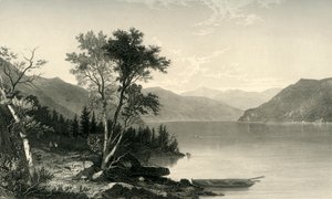 Lake George, 1874 door Robert Hinshelwood
