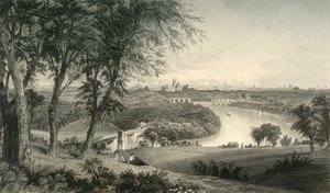 Philadelphia vanuit Belmont, West Park door Robert Hinshelwood