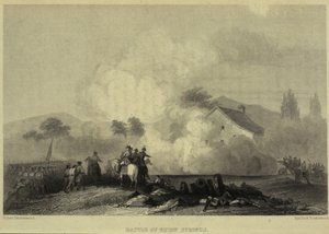 De slag bij Eutaw Springs in 1781 door Robert Hinshelwood