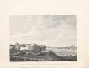 Illustratie uit het boek Geselecteerde uitzichten in Mysore, het land van Tippoo Sultan van Home, Robert en uitgegeven door Published by Mr. Bowyer (gb, 1794)