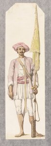 Raketman van Tipoo Sultan (1750-99), c.1793-4 door Robert Hone