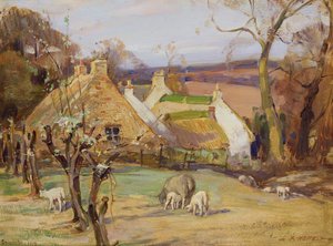 Swanston Farm door Robert Hope