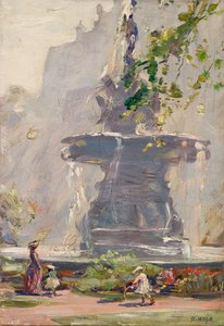 De Fontein, Princes Street Gardens, Edinburgh door Robert Hope