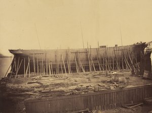 Aphrodita in Aanbouw, ca. 1857 door Robert Howlett