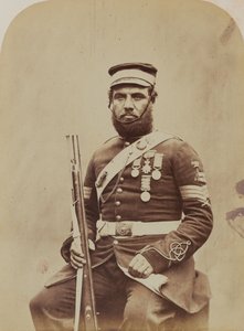 Kleur-Sergeant J. Stanton, Royal Sappers and Miners, 1856