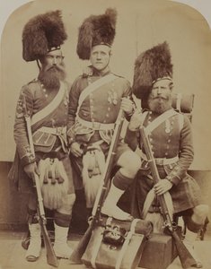 Gardner, McKenzie en Glen, 42e (Het Koninklijk Hoogland) Regiment van de Voet door Robert Howlett