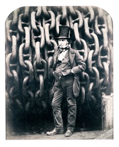 Isambard Kingdom Brunel, Britse ingenieur, 1857 door Robert Howlett