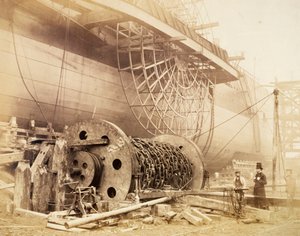 Isambard Kingdom Brunel naast de 