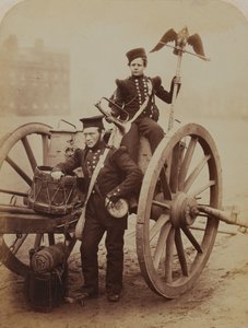 Trompetters Gritten en Lang, Koninklijke Artillerie, 1856