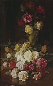 Zonder titel (rozen) door Robert Jenkins Onderdonk