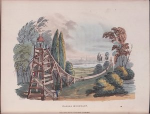 Vliegende berg Montagnes Russes in Klein Rusland, 1815 door Robert Johnston