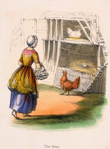 Het nest, ca. 1845 door Robert Kent Thomas