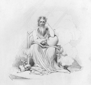 Illustratie voor Anacreon Odes (gravure) door Robert Kerr (after) Porter