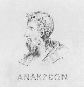 Portret van Anacreon