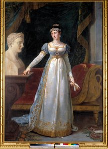 Portret van Marie-Paulette, prinses Borghese door Robert Lefebvre