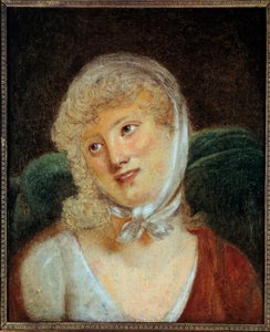 Portret van Mary Laczinska, gravin Walewska (1789 - 1817) door Robert Lefevre