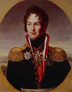 Portret van Pyotr Alexandrovich Chicherin 1778-1848, 1814 door Robert Lefevre