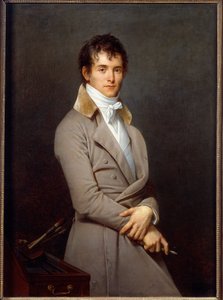 Portret van de schilder Pierre Narcisse Guerin door Robert Lefevre