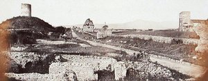 Uitzicht op de Via Appia Antica door Robert MacPherson