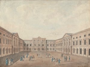 Ontwerp voor Hof van de Universiteit van Edinburgh door Robert Morrison
