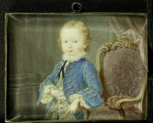 Willem V (1748-1806), prins van Oranje-Nassau, als kind