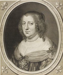 Anna van Oostenrijk door Robert Nanteuil