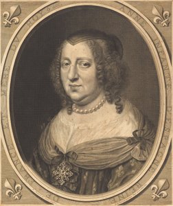 Anna van Oostenrijk, Koningin van Frankrijk en Navarra door Robert Nanteuil